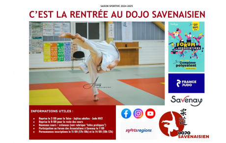 Rentrée sportive saison 2024-2025